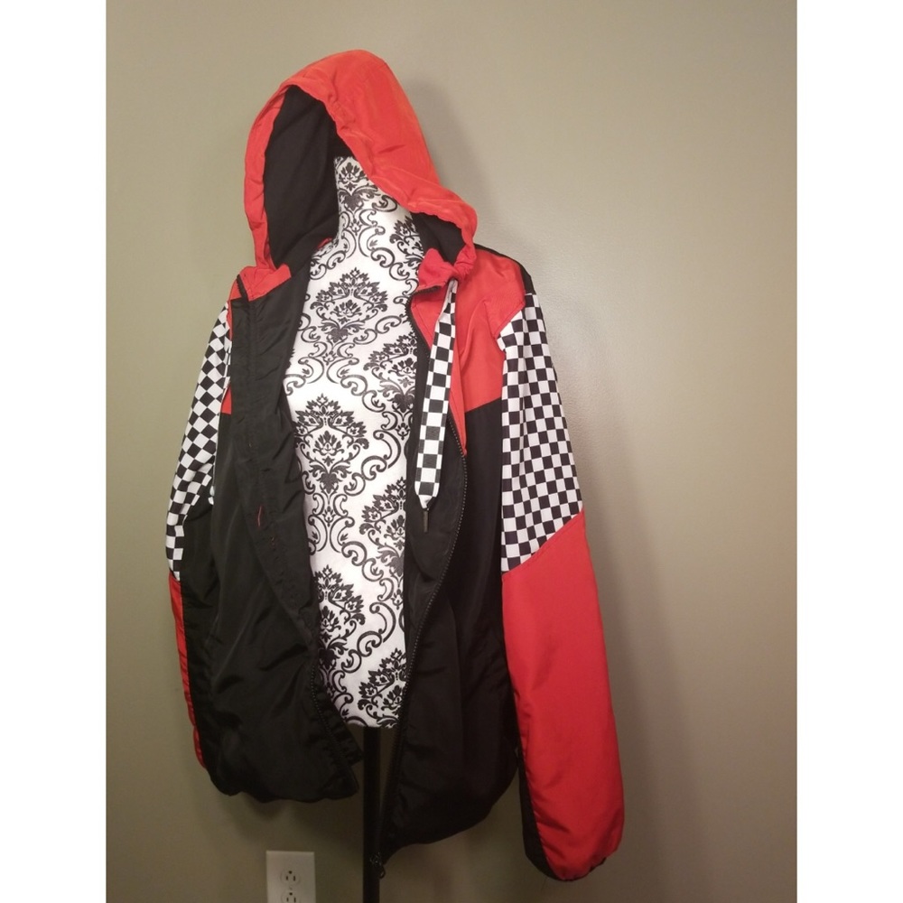 Carbon Color Block Checkerboard Jacket - Picture 2 of 4